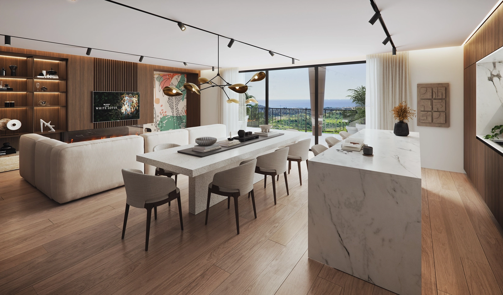 Un gastrobar refinado donde los residentes se encuentran, se relajan y disfrutan juntos en el corazón de Mijas.