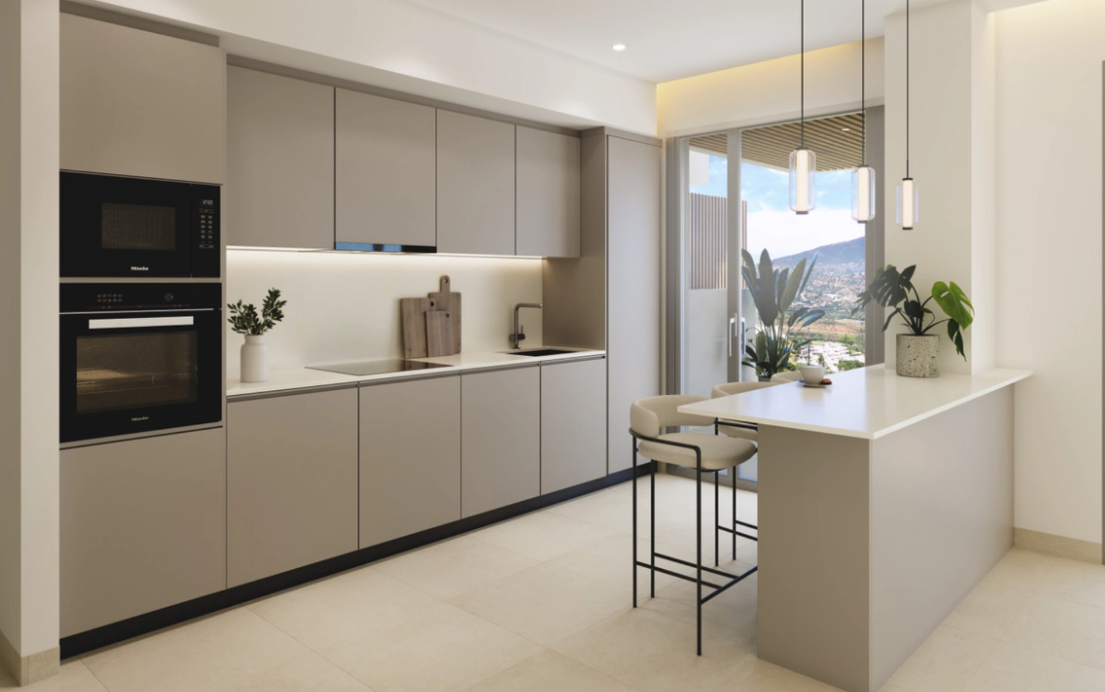 Un baño elegante y contemporáneo con accesorios de alta calidad y un diseño limpio y minimalista.