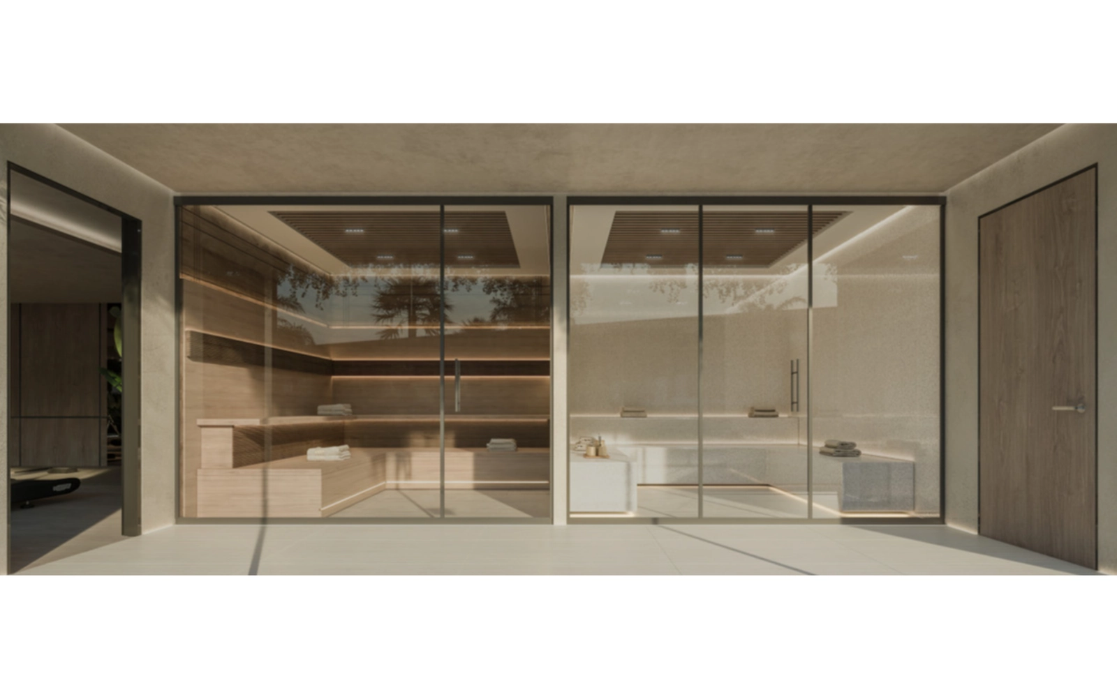 Relájese y desconecte en el exclusivo centro de bienestar, completo con sauna y baño de vapor.