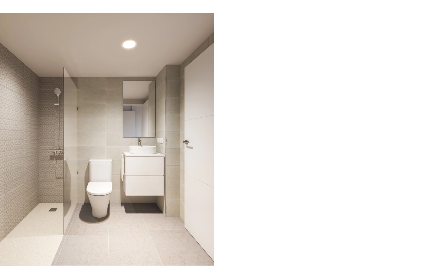 Los baños elegantes cuentan con materiales de alta calidad y accesorios contemporáneos.