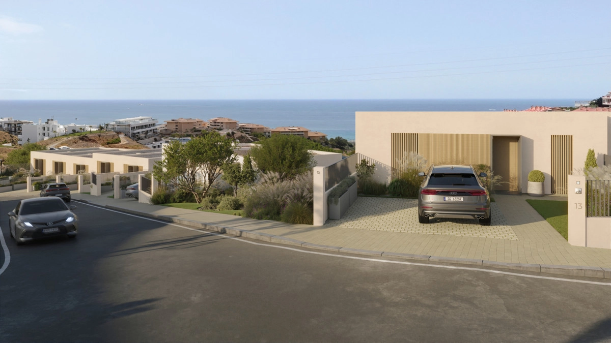 Cada vivienda cuenta con una entrada privada y aparcamiento exterior cómodo.