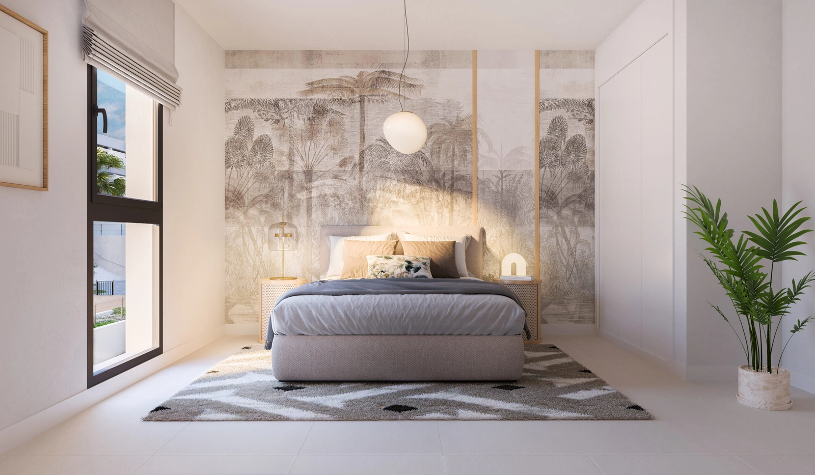 Cómodos y elegantes dormitorios para invitados, diseñados para recibir a familiares y amigos.