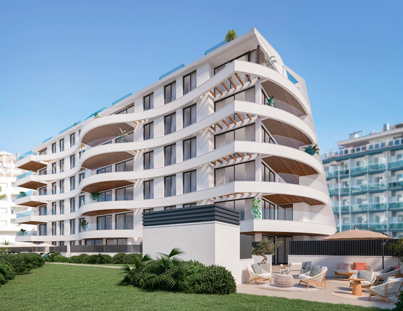 Jardines paisajísticos y una relajante zona chill-out para el disfrute de los residentes.