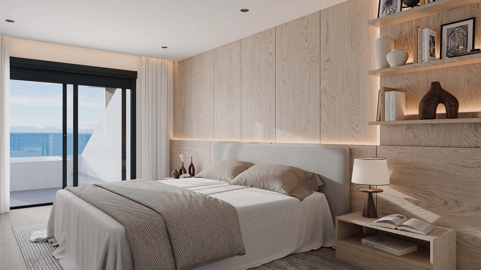 Despierte con vistas inspiradoras desde esta suite principal bellamente equipada.