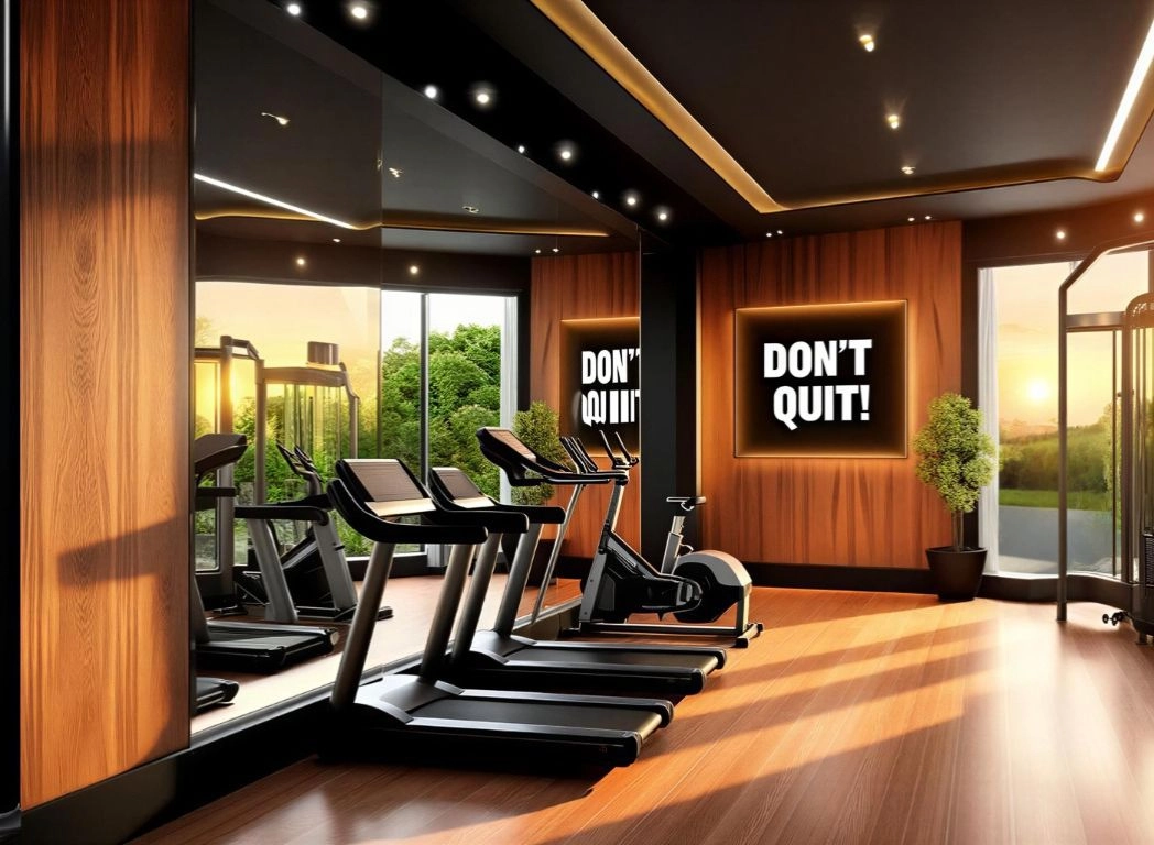 El gimnasio para residentes está equipado con tecnología excelente, perfecto para empezar el día con energía o desestresarse por la noche.