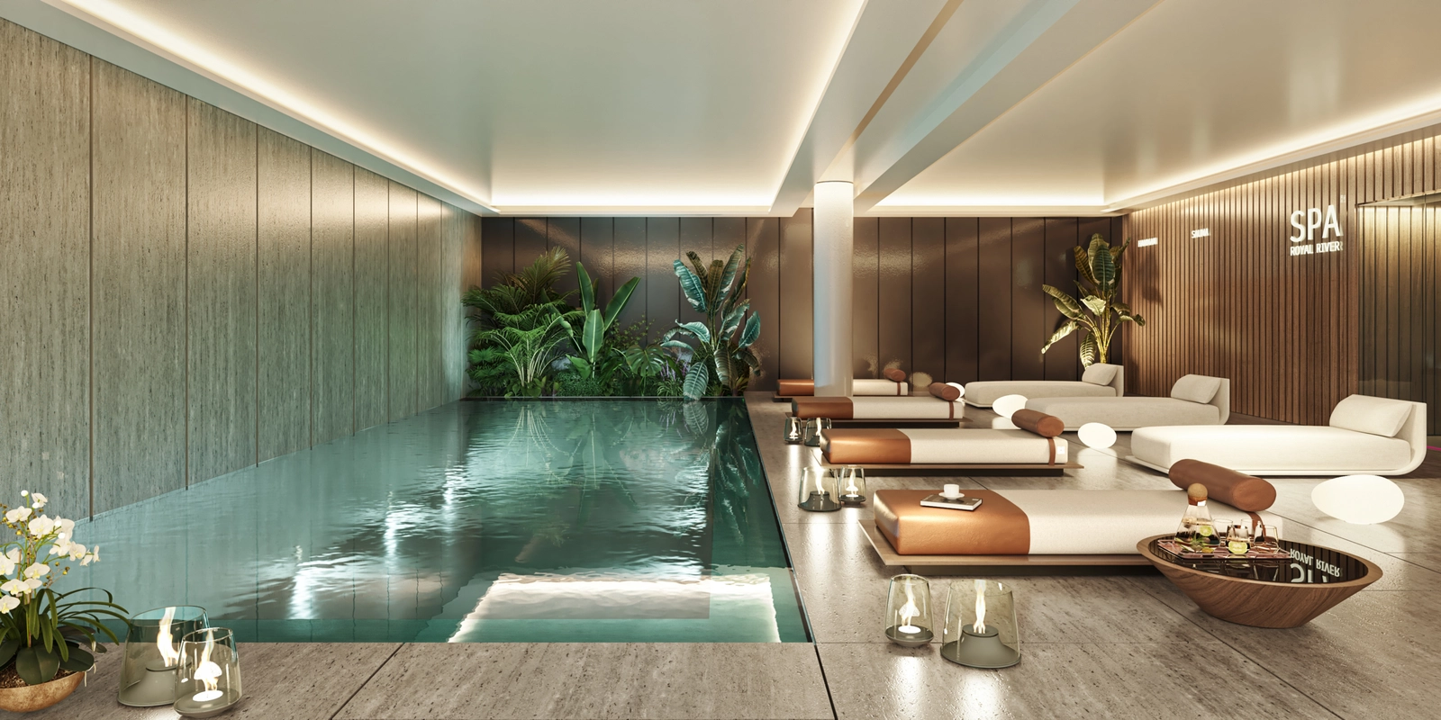 La amplia terraza ofrece un santuario privado para disfrutar de vistas panorámicas al mar sobre la Costa del Sol.