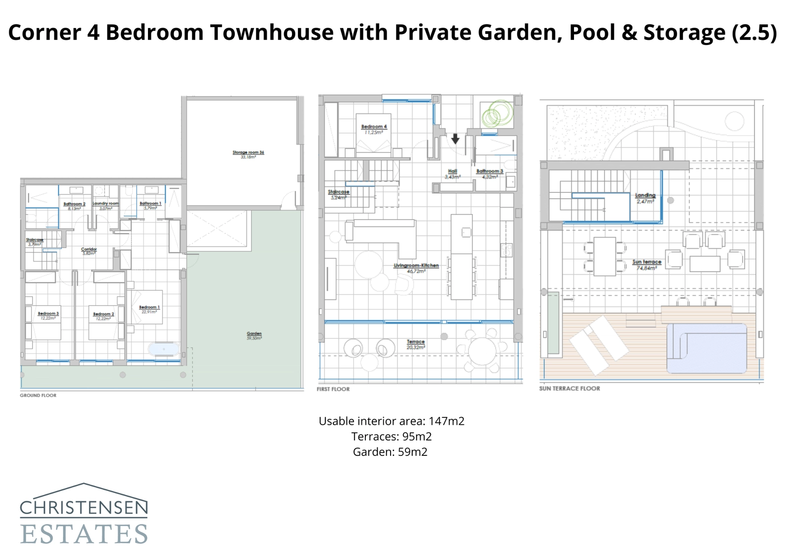Esta excelente vivienda de esquina de 4 dormitorios incluye un amplio trastero, un gran jardín y una terraza solárium, diseñada para el máximo confort.