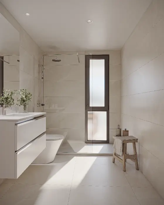 Los baños modernos cuentan con acabados y accesorios de alta calidad, creando un ambiente limpio y confortable.